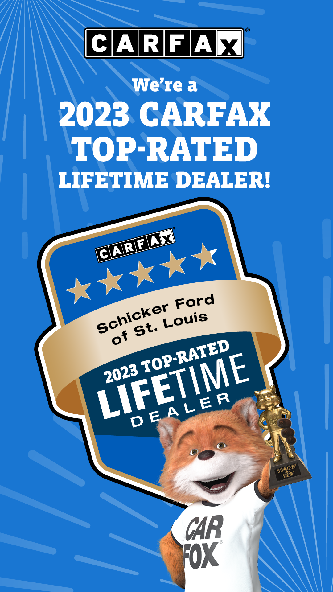 Carfax Lifetime Dealer 2023