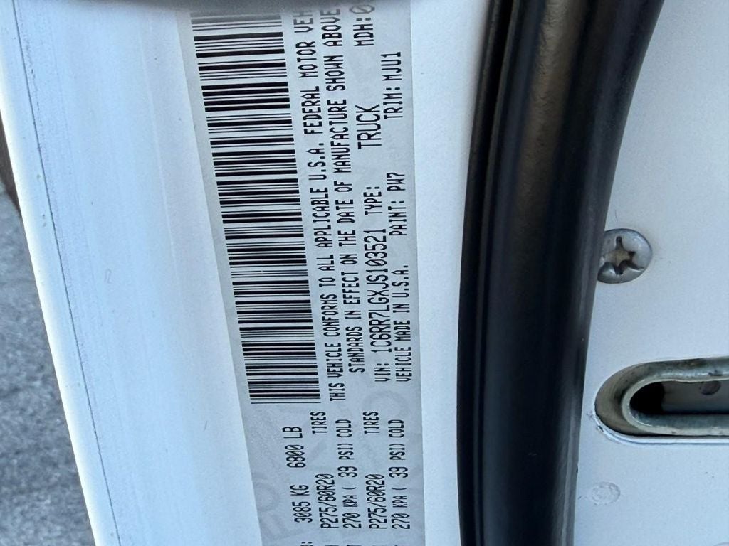 2018 RAM 1500 Harvest