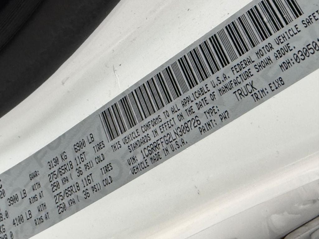 2020 RAM 1500 Lone Star