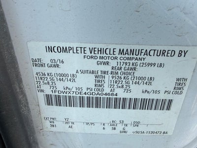2016 Ford F-750 Base