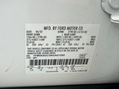 2022 Ford Explorer ST