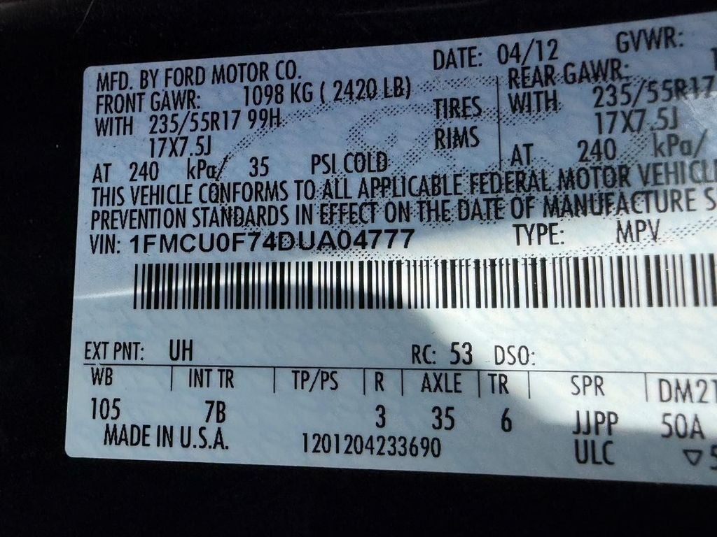 2013 Ford Escape S