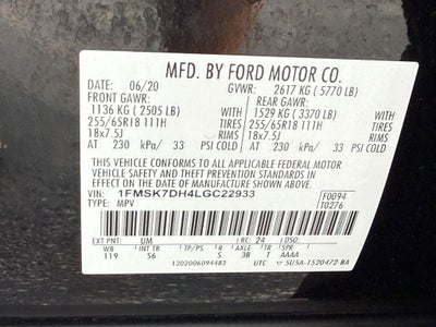 2020 Ford Explorer XLT