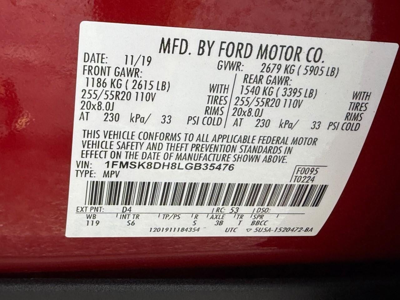 2020 Ford Explorer XLT