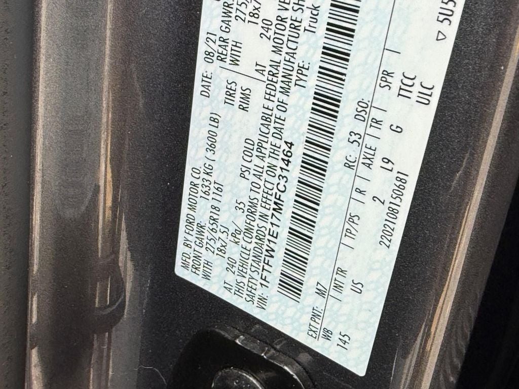 2021 Ford F-150 XLT