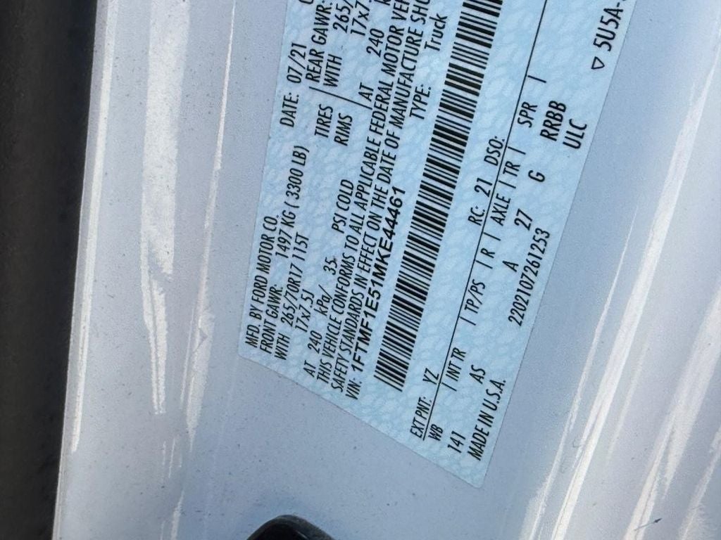 2021 Ford F-150 XL