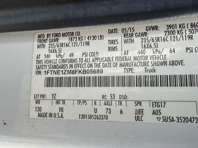 2015 Ford Transit Van Base