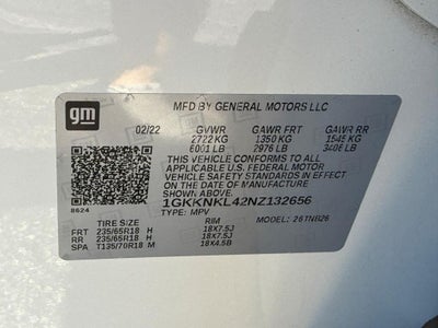2022 GMC Acadia SLE