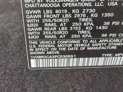 2023 Volkswagen Atlas 3.6L V6 SEL