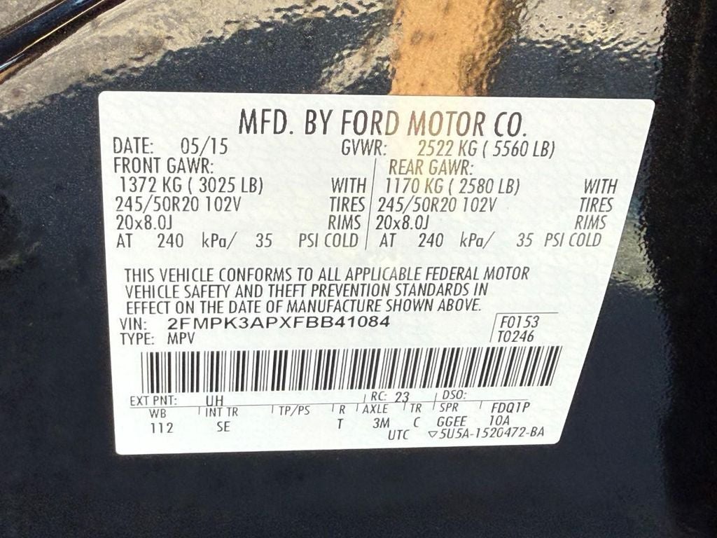 2015 Ford Edge Sport