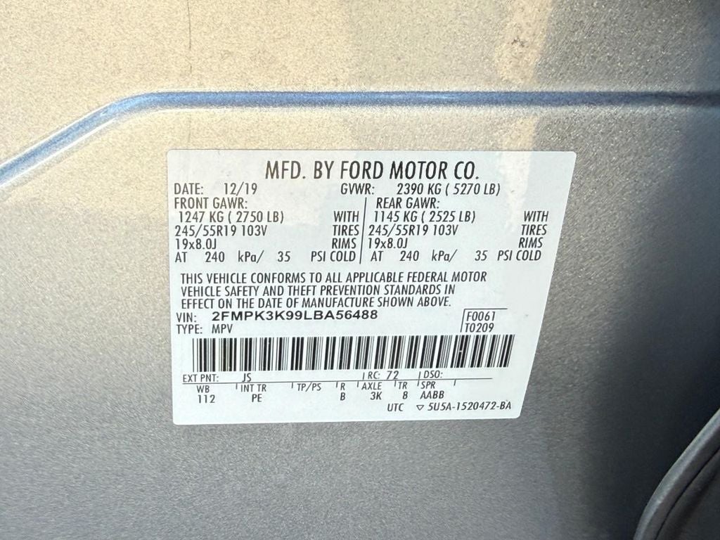 2020 Ford Edge Titanium