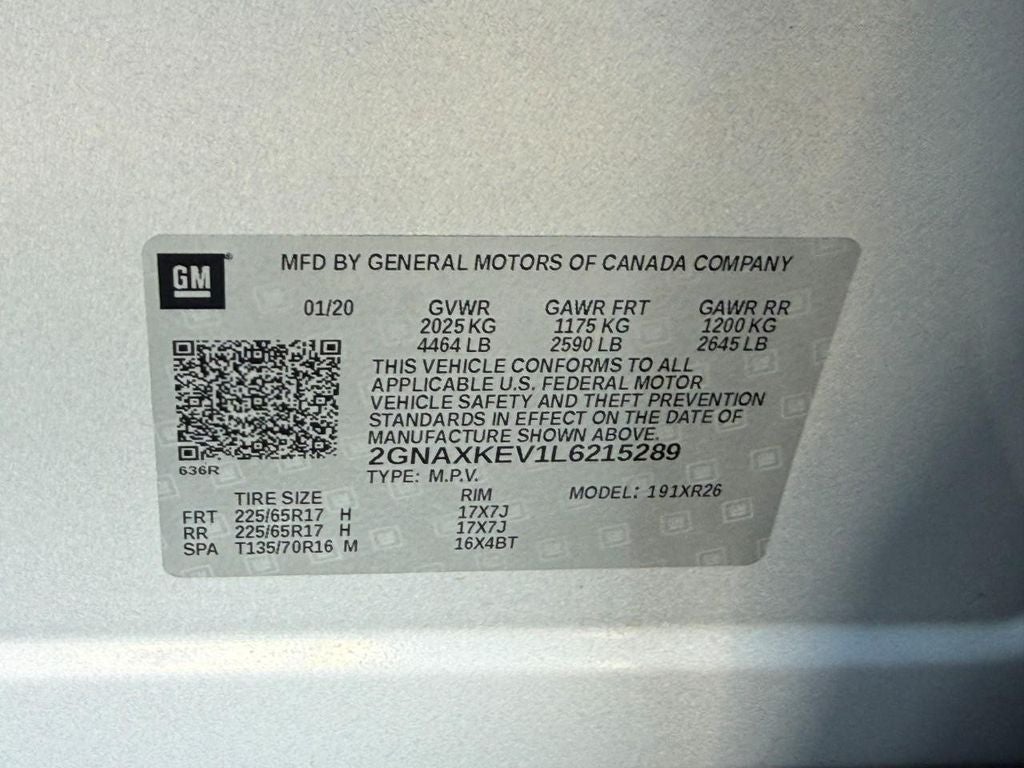 2020 Chevrolet Equinox LT