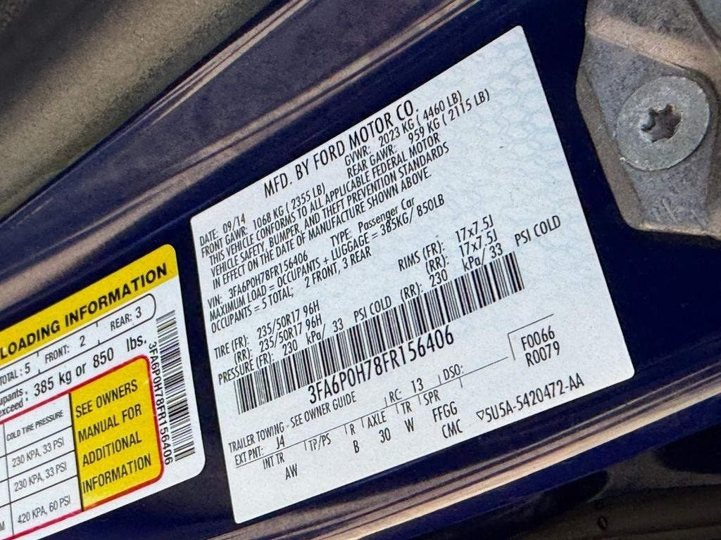 2015 Ford Fusion SE