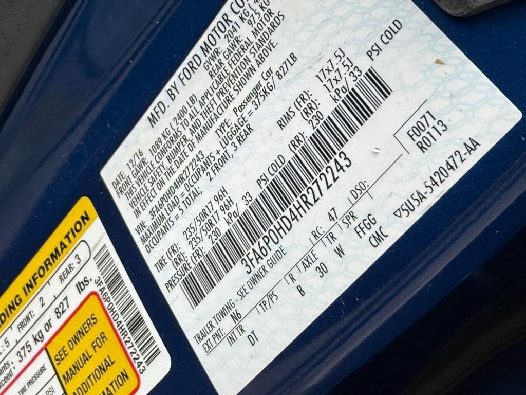 2017 Ford Fusion SE