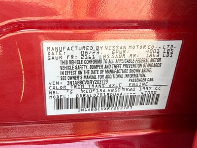 2024 Nissan Sentra SV