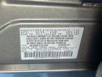 2020 Nissan Sentra SR