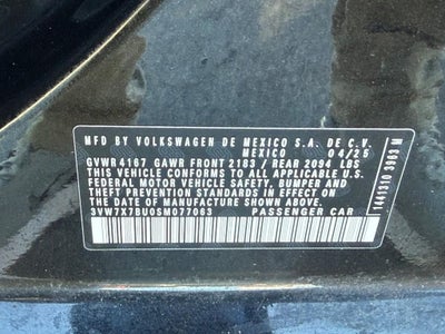 2025 Volkswagen Jetta SE