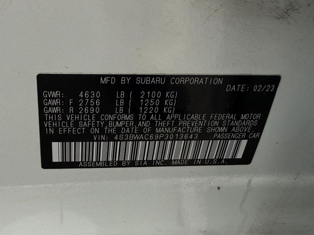 2023 Subaru Legacy Premium