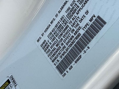 2019 Honda Odyssey EX-L