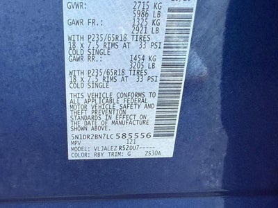 2020 Nissan Pathfinder SV