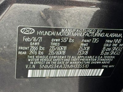 2021 Hyundai Santa Fe SEL