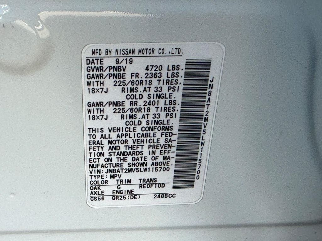 2020 Nissan Rogue SV