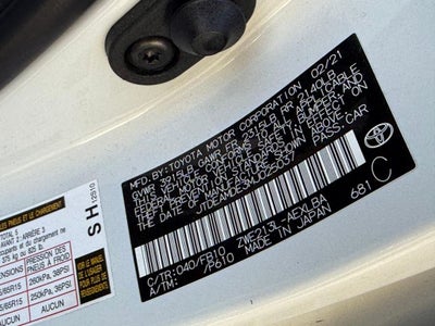 2021 Toyota Corolla Hybrid Hybrid LE