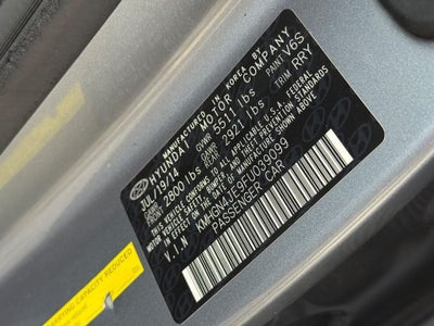 2015 Hyundai Genesis 3.8L