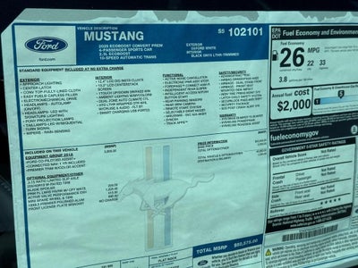 2025 Ford Mustang EcoBoost Premium
