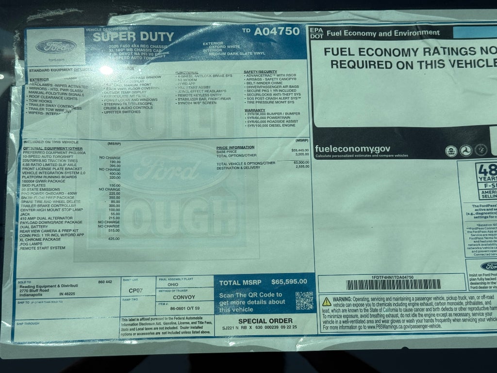 2026 Ford F-450 XL