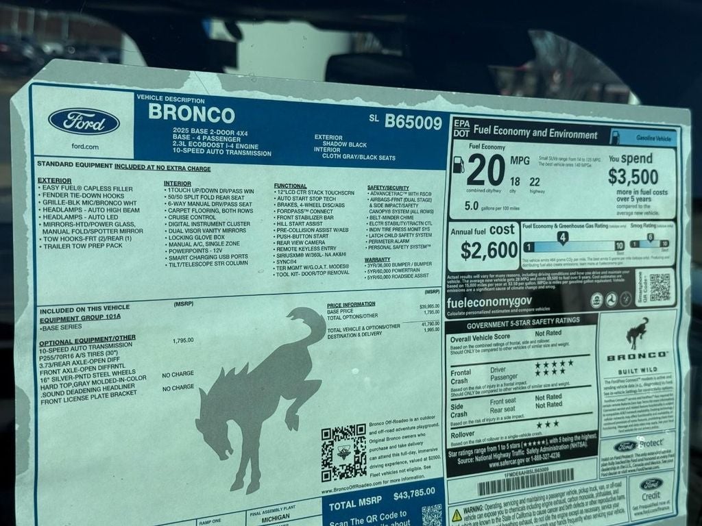 2025 Ford Bronco Base