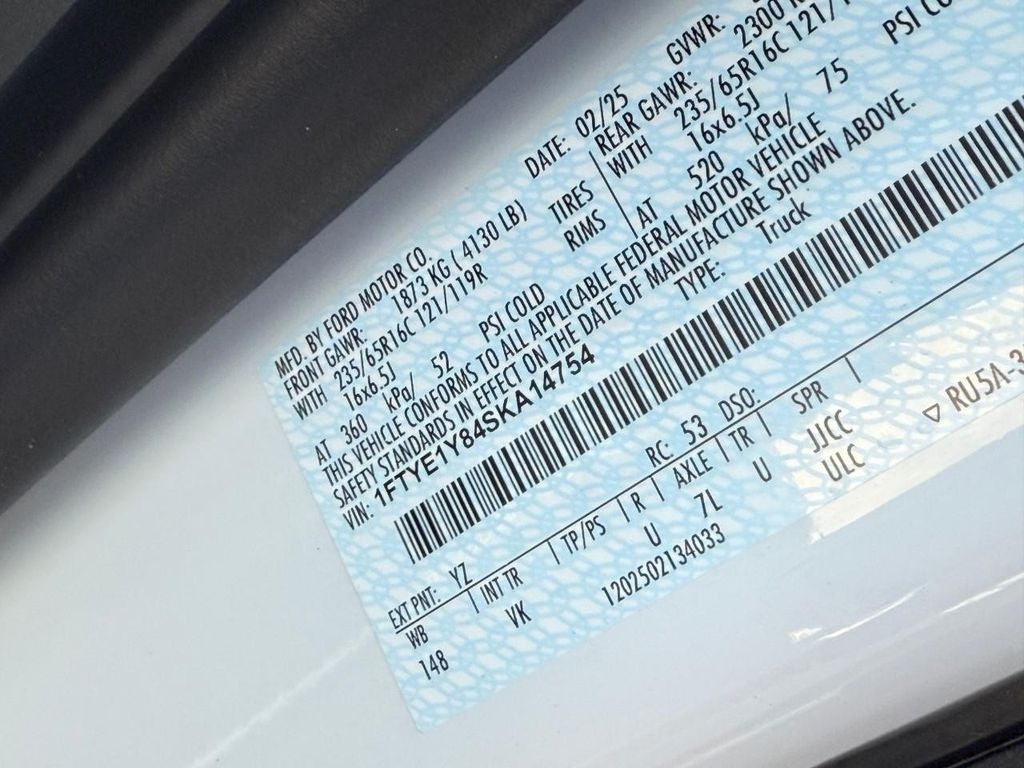 2025 Ford Transit Van Base