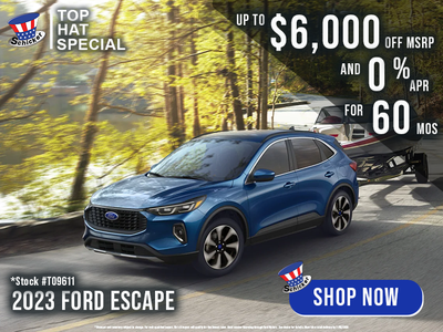 New 2023 Ford Escape - $6k Off MSRP, 0% APR for 60 Months!