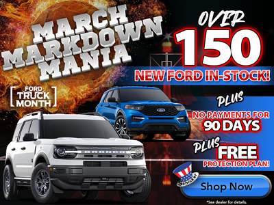 Over 150 New Fords in Stock!